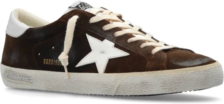 Golden Goose Sportschoenen Super-Star Classic Met Lijst Brown Heren