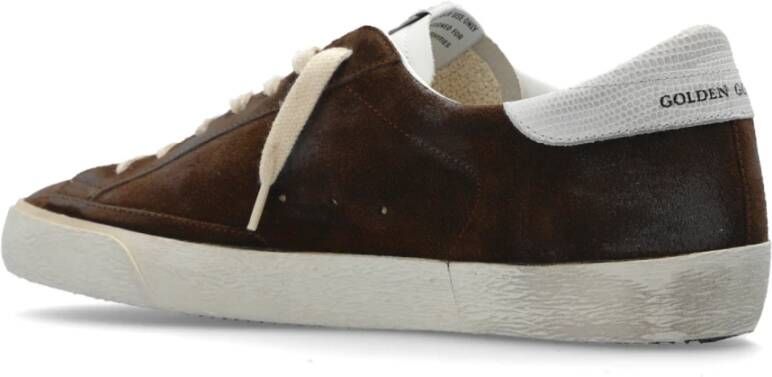 Golden Goose Sportschoenen Super-Star Classic Met Lijst Brown Heren