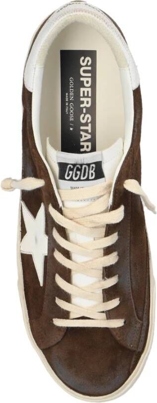 Golden Goose Sportschoenen Super-Star Classic Met Lijst Brown Heren