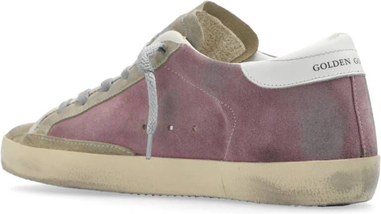 Golden Goose Sportschoenen Super-Star Classic Met Lijst Purple Dames