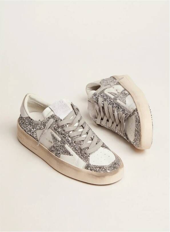 Golden Goose Stardan Leren Sneakers Multicolor Dames