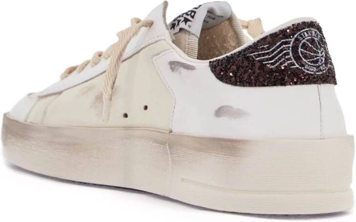 Golden Goose Stardan sneakers van verweerd leer met ster Multicolor Dames