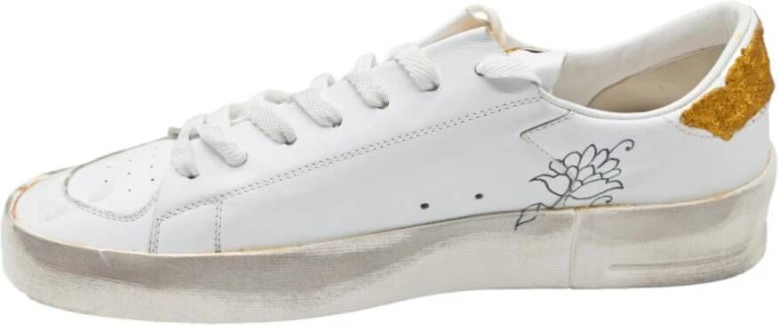 Golden Goose Stardan White Gold Sneakers White Heren