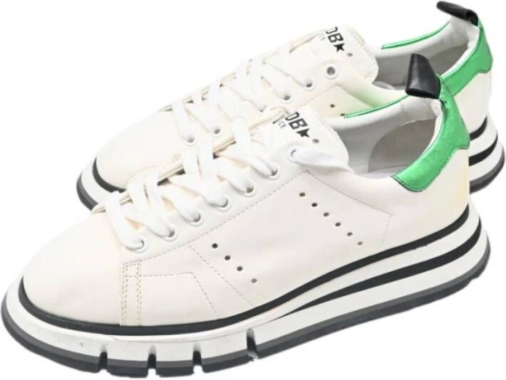 Golden Goose Starter Wit Groen Sneakers Authenticiteitskaart White Heren