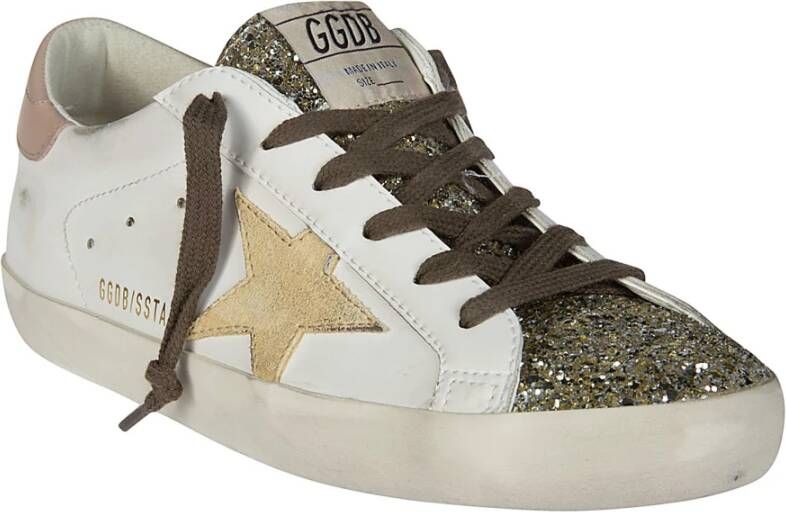 Golden Goose Stella Suede Bio Superstar Sneakers White Dames