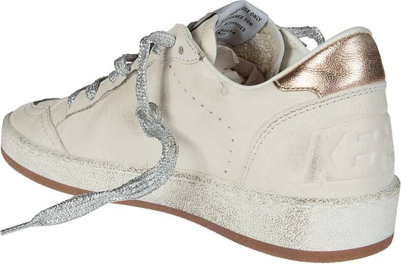 Golden Goose Stella Suede Gelamineerde Hak Sneakers White Dames