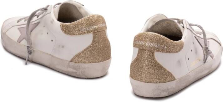 Golden Goose Ster Glitter Hak Leren Bovenkant Multicolor Dames