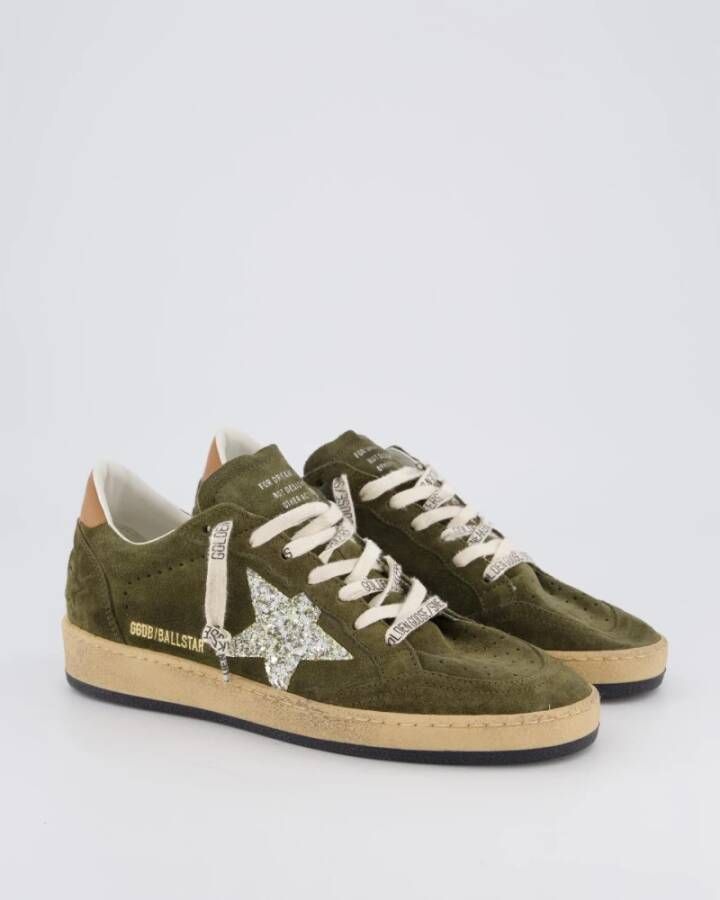 Golden Goose Stijlvolle Ball Star Sneakers Green Dames