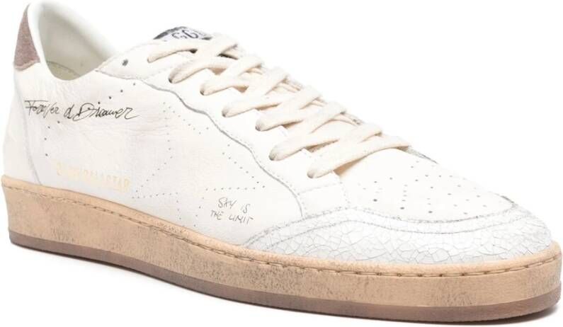 Golden Goose Stijlvolle Ballstar Sneakers White Heren