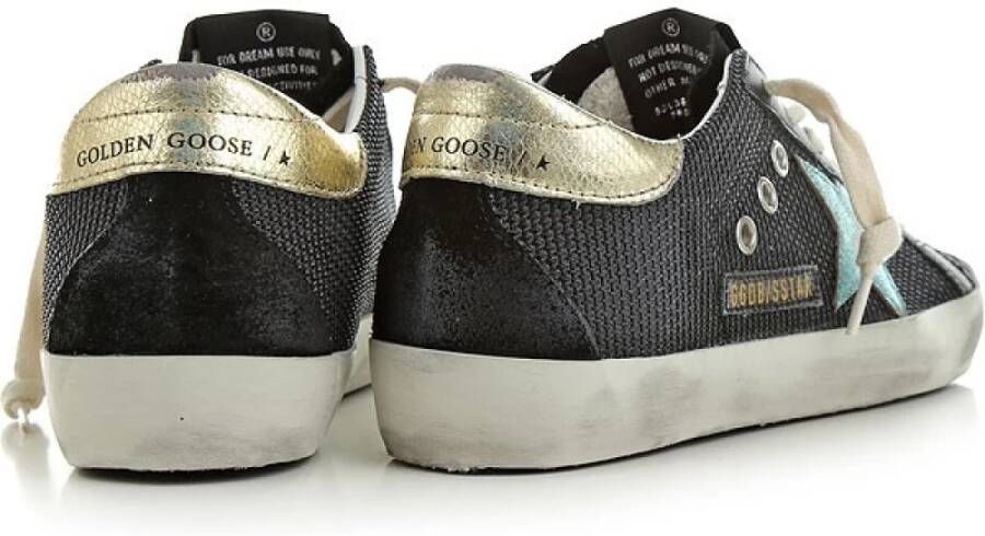 Golden Goose Stijlvolle Black Mint Platinum Sneakers Black Dames