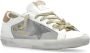 Golden Goose Stijlvolle leren sneakers met bedrukte hiel White Dames - Thumbnail 2