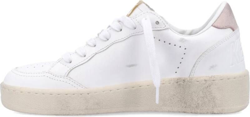 Golden Goose Stijlvolle leren sneakers voor vrouwen Pink Dames