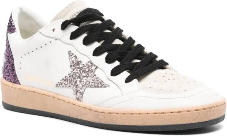 Golden Goose Stijlvolle Multicolor Leren Sneakers White Dames