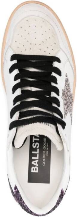 Golden Goose Stijlvolle Multicolor Leren Sneakers White Dames