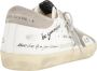 Golden Goose Witte Sneakers Distressed Design Slogan Print Beige Dames - Thumbnail 9