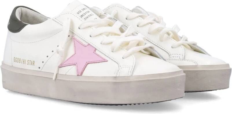 Golden Goose Stijlvolle Star Sneakers Pink Dames