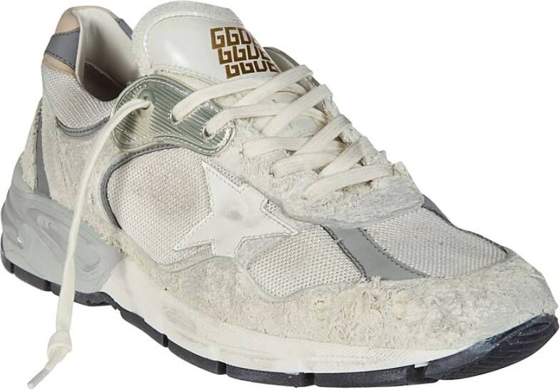 Golden Goose Stijlvolle Suede Hardloopschoenen White Heren