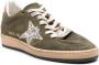 Golden Goose Suède sneakers met glinsterende ster Green Dames - Thumbnail 2