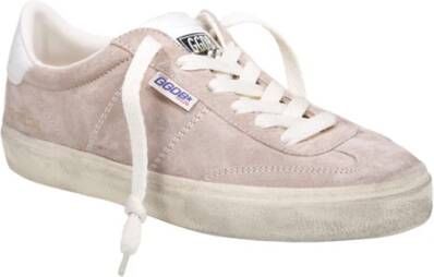 Golden Goose Suède Leren Hak Schoenen Pink Dames