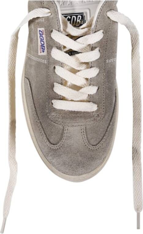 Golden Goose Suede Leren High Top Sneakers Beige Dames