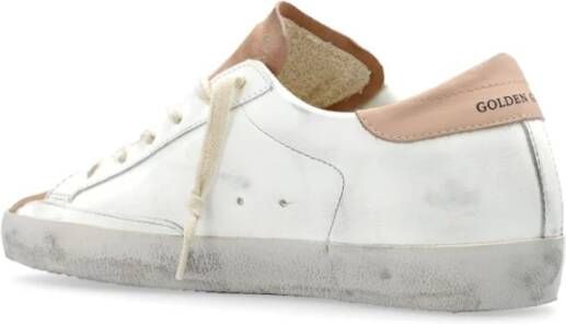 Golden Goose Suede Sneakers Wit Roze Zwart White Dames