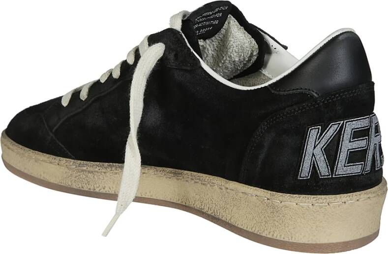 Golden Goose Suede Star and Heel Leather Sneakers Black Heren