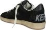 Golden Goose Suede Star and Heel Leather Sneakers Black Heren - Thumbnail 3