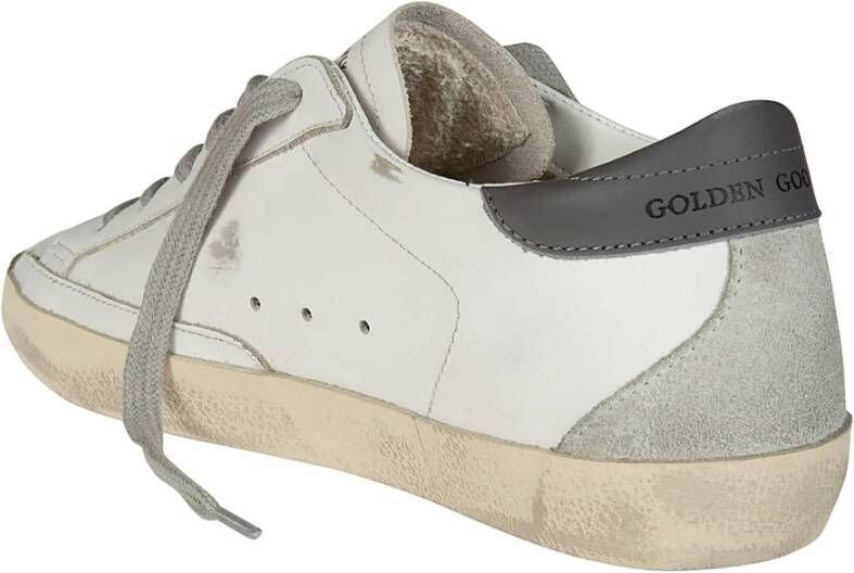 Golden Goose Suede Star Heel Sneakers White Dames