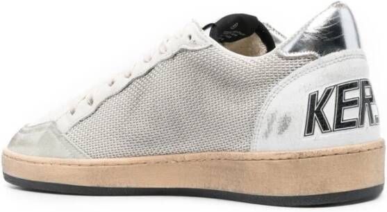 Golden Goose Suede Star Laminated Heel Sneakers Gray Heren