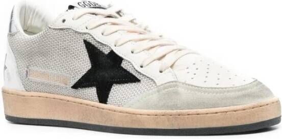 Golden Goose Suede Ster Net Hak Barst Spoor Gray Heren