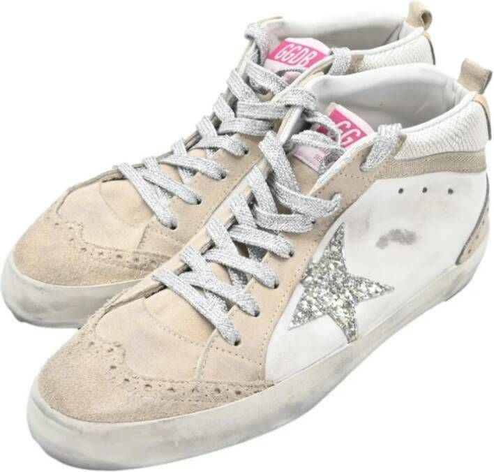 Golden Goose Suede Toe Glitter Sneakers Multicolor Dames