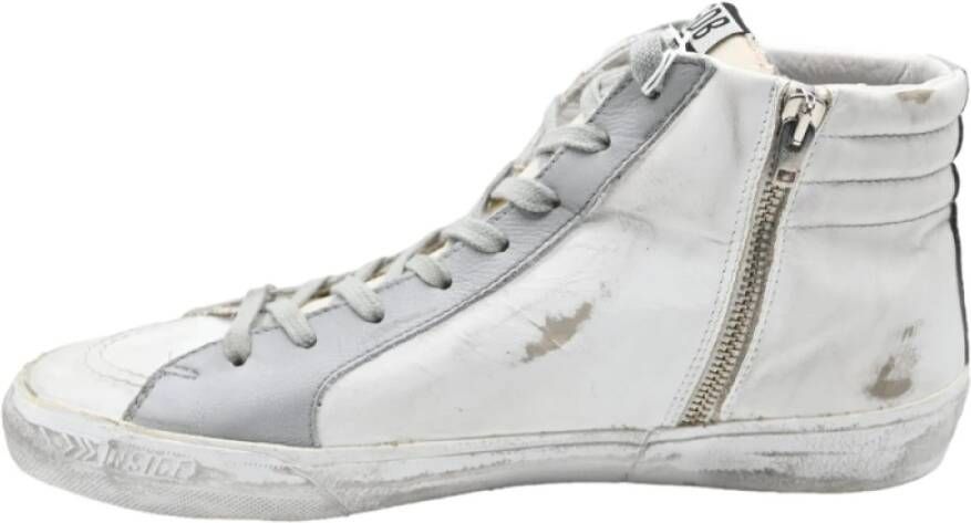 Golden Goose Suede White Grey Leo Sneakers White Dames