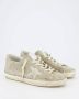 Golden Goose Beige Leren Sneakers Super Star Beige Dames - Thumbnail 12