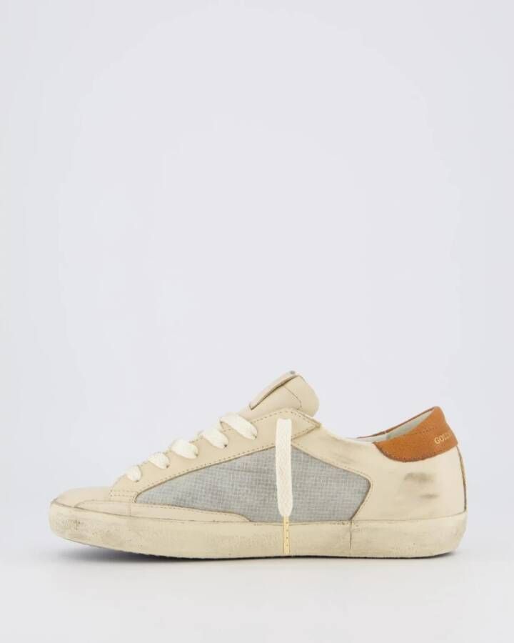 Golden Goose Super-Star Double Sneakers Beige Dames