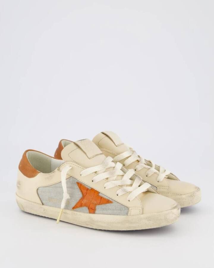 Golden Goose Super-Star Double Sneakers Beige Dames