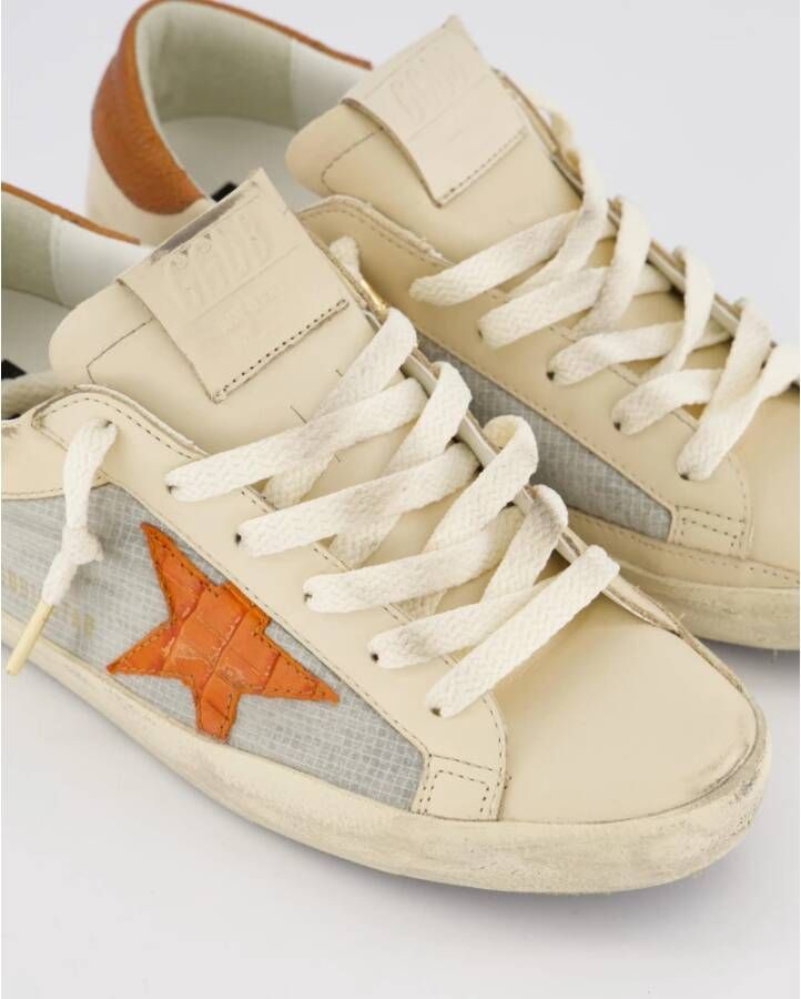 Golden Goose Super-Star Double Sneakers Beige Dames