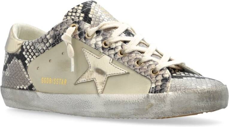 Golden Goose Super -Star Dubbele Quaret Met Lijst Sneakers Gray Dames