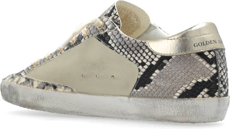 Golden Goose Super -Star Dubbele Quaret Met Lijst Sneakers Gray Dames