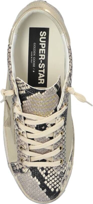 Golden Goose Super -Star Dubbele Quaret Met Lijst Sneakers Gray Dames