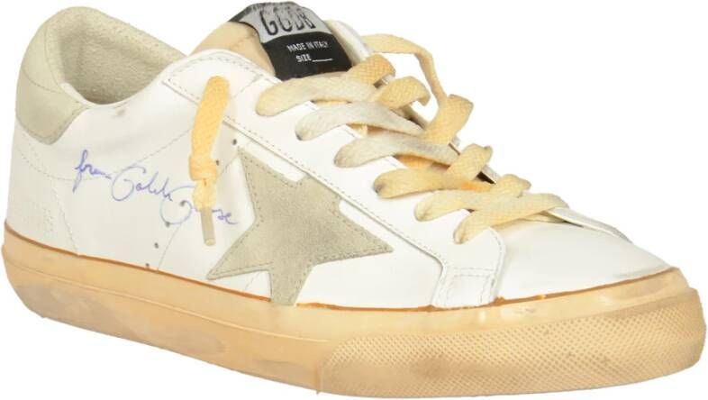 Golden Goose Super Star Leren Sneakers Multicolor Heren