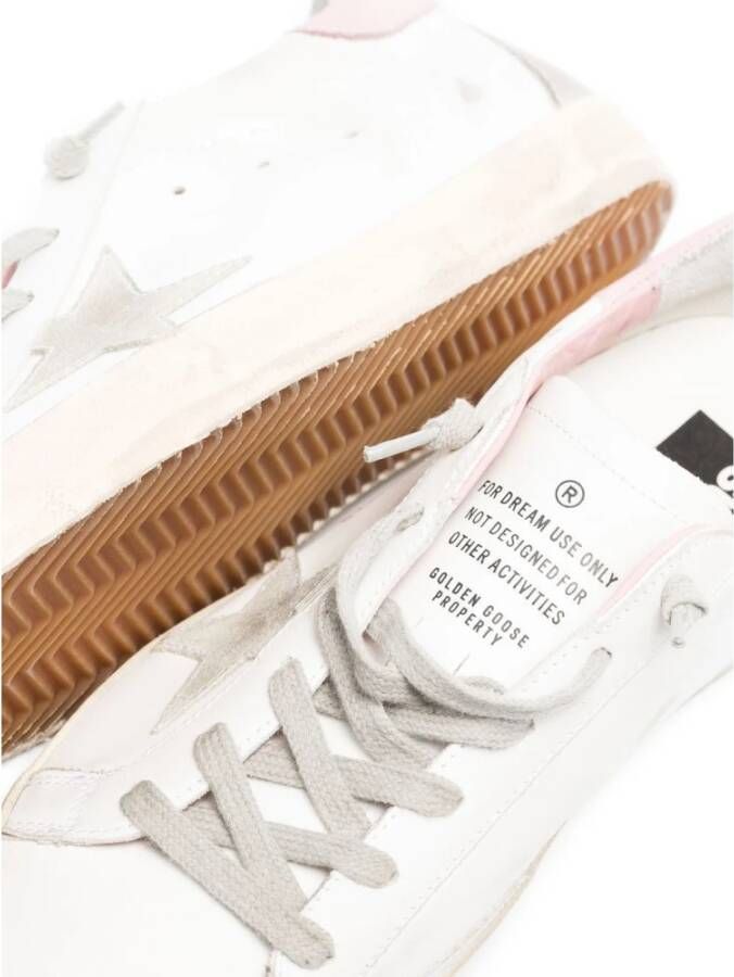 Golden Goose Super Star Leren Sneakers White Dames