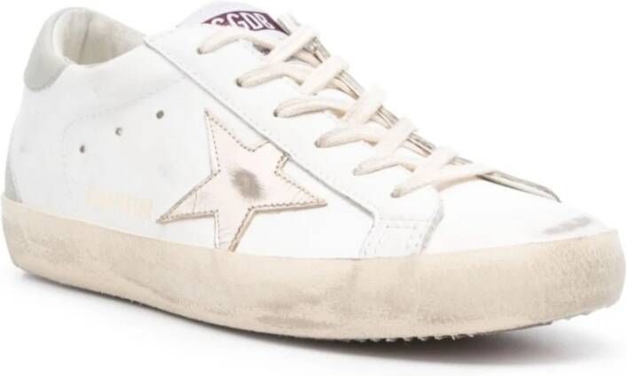 Golden Goose Super Star Leren Sneakers White Dames