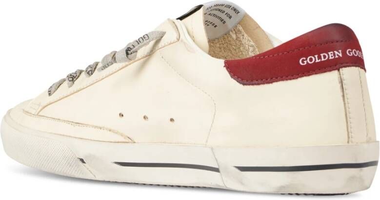 Golden Goose Super Star Leren Sneakers White Heren