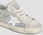 Golden Goose Glitter Suede Sneakers Beige Bruin Ronde Neus Brown Dames - Thumbnail 14