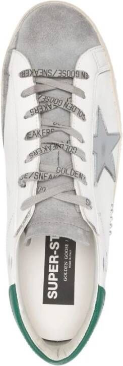 Golden Goose Super-Star Sneakers Leer Logo Ster Patch White Heren