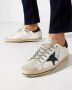 Golden Goose Stijlvolle Leren Sneakers in Wit Groen Bruin Multicolor Heren - Thumbnail 13