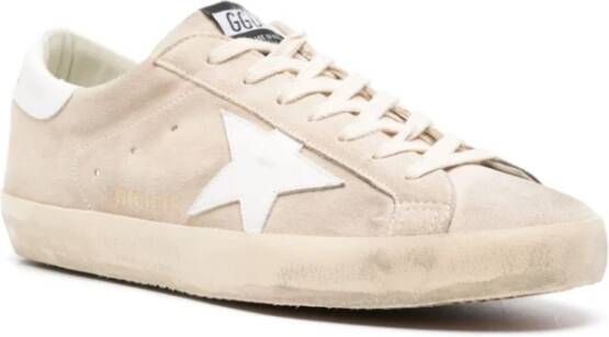 Golden Goose Suede Sneakers voor Mannen Beige Heren