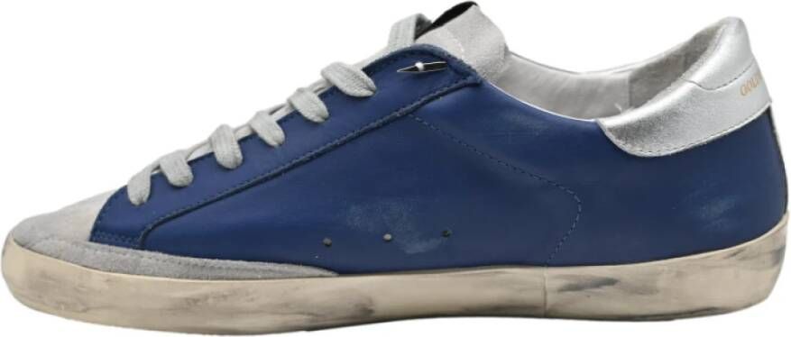 Golden Goose Superstar Blue Grey Sneakers Blue Dames