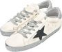 Golden Goose Superstar Cream Black Silver Glitter Sneakers White Dames - Thumbnail 3