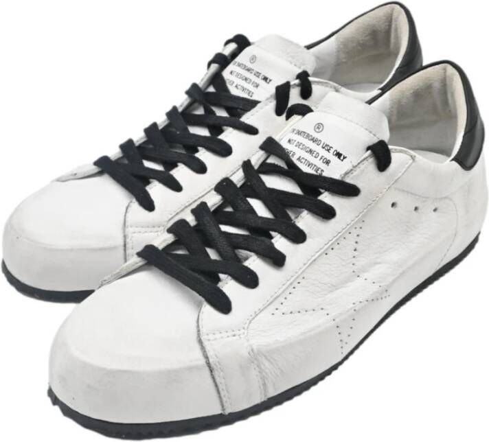 Golden Goose Superstar White and Black Sneakers White Heren